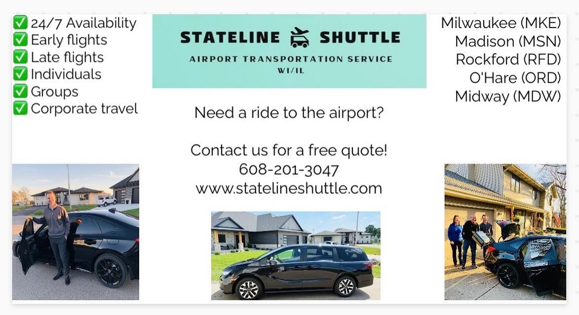 Stateline Shuttle Facebook ad: Stateline Shuttle - Airport Transportation Service