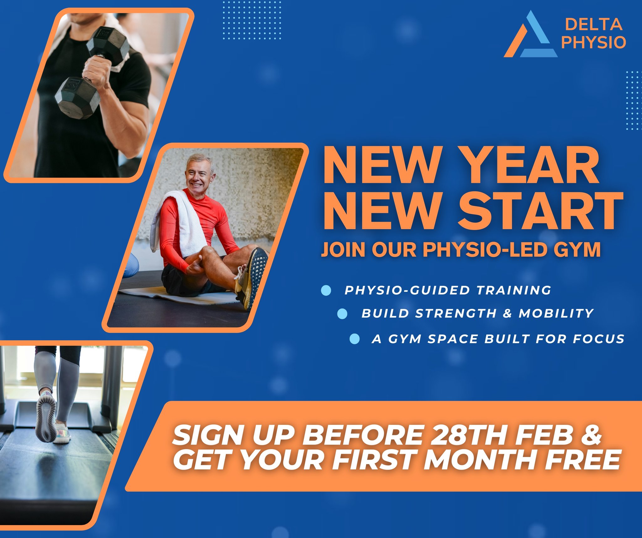 Delta Physiotherapy Facebook ad: A new year doesn’t magically change anything, but…