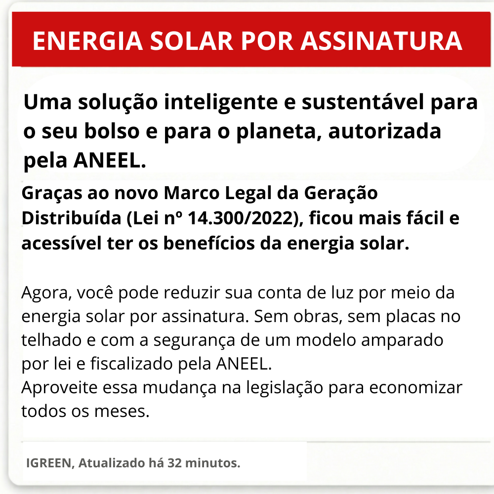 Economia Real na Conta de Energia Facebook ad
