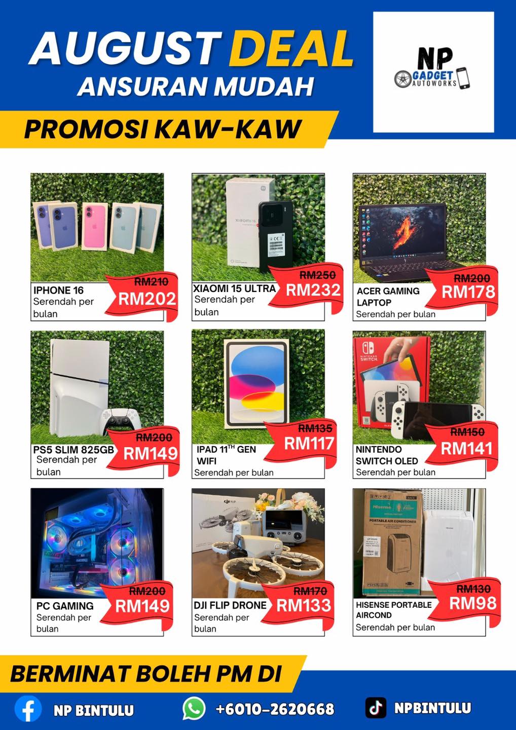 NP Bintulu Facebook ad: πΌπππππ πΏππΌπ