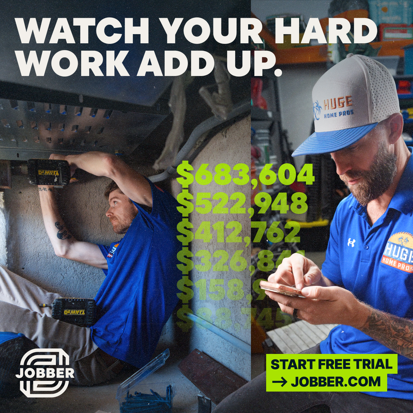 Jobber Facebook ad