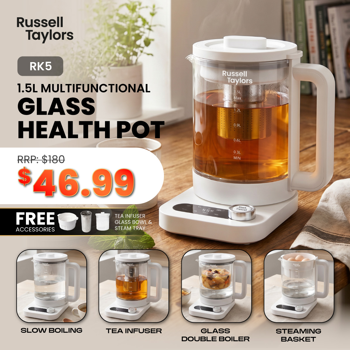 Russell Taylors Singapore Facebook ad: NEW ARRIVAL