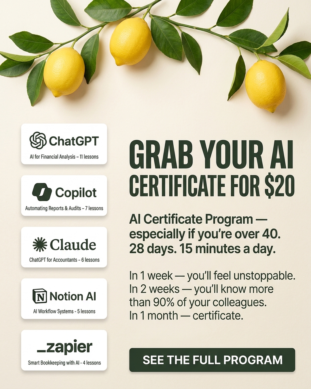 AI Simplified Facebook ad