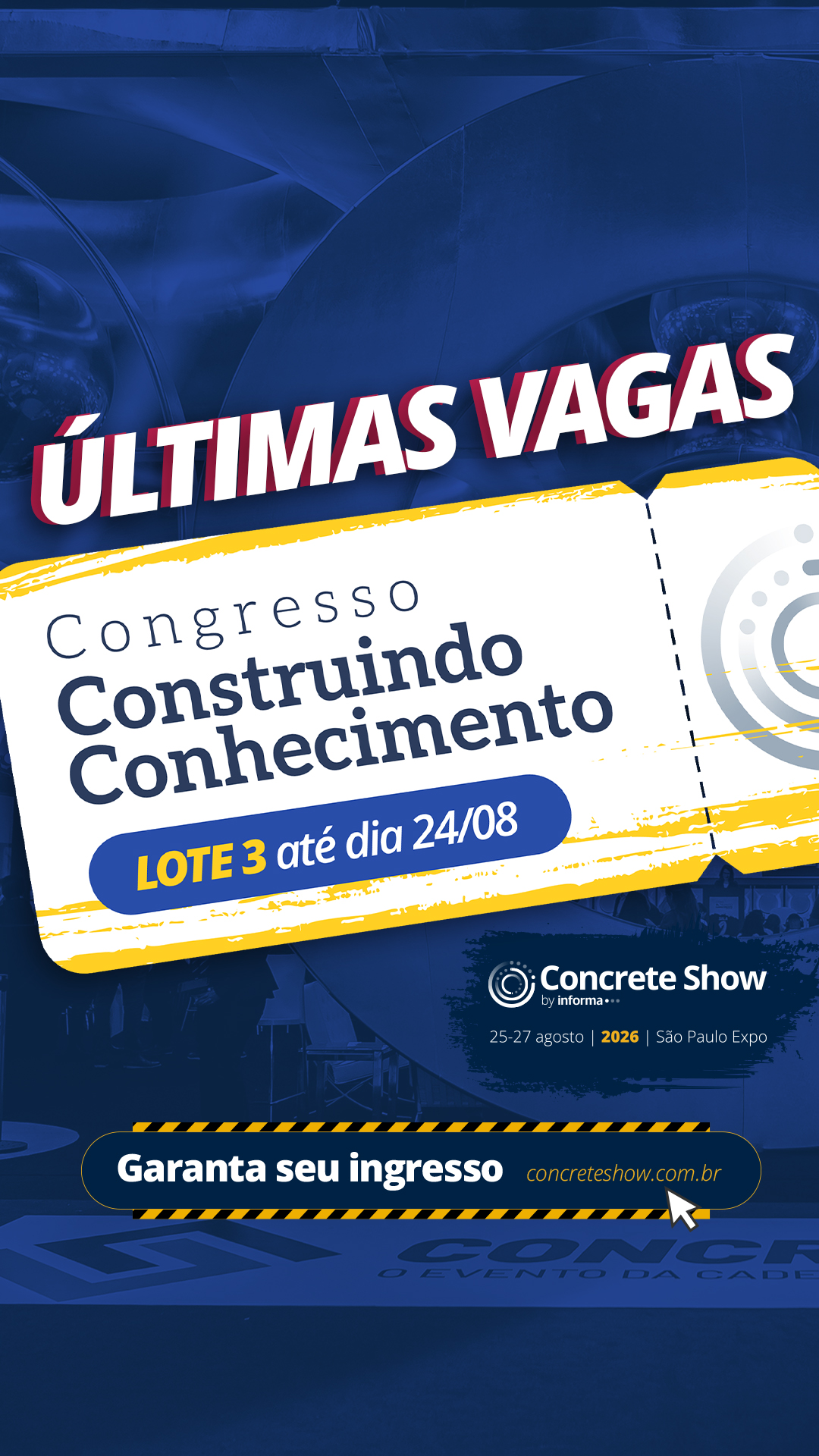Concrete Show Facebook ad from Jul 30, 2026