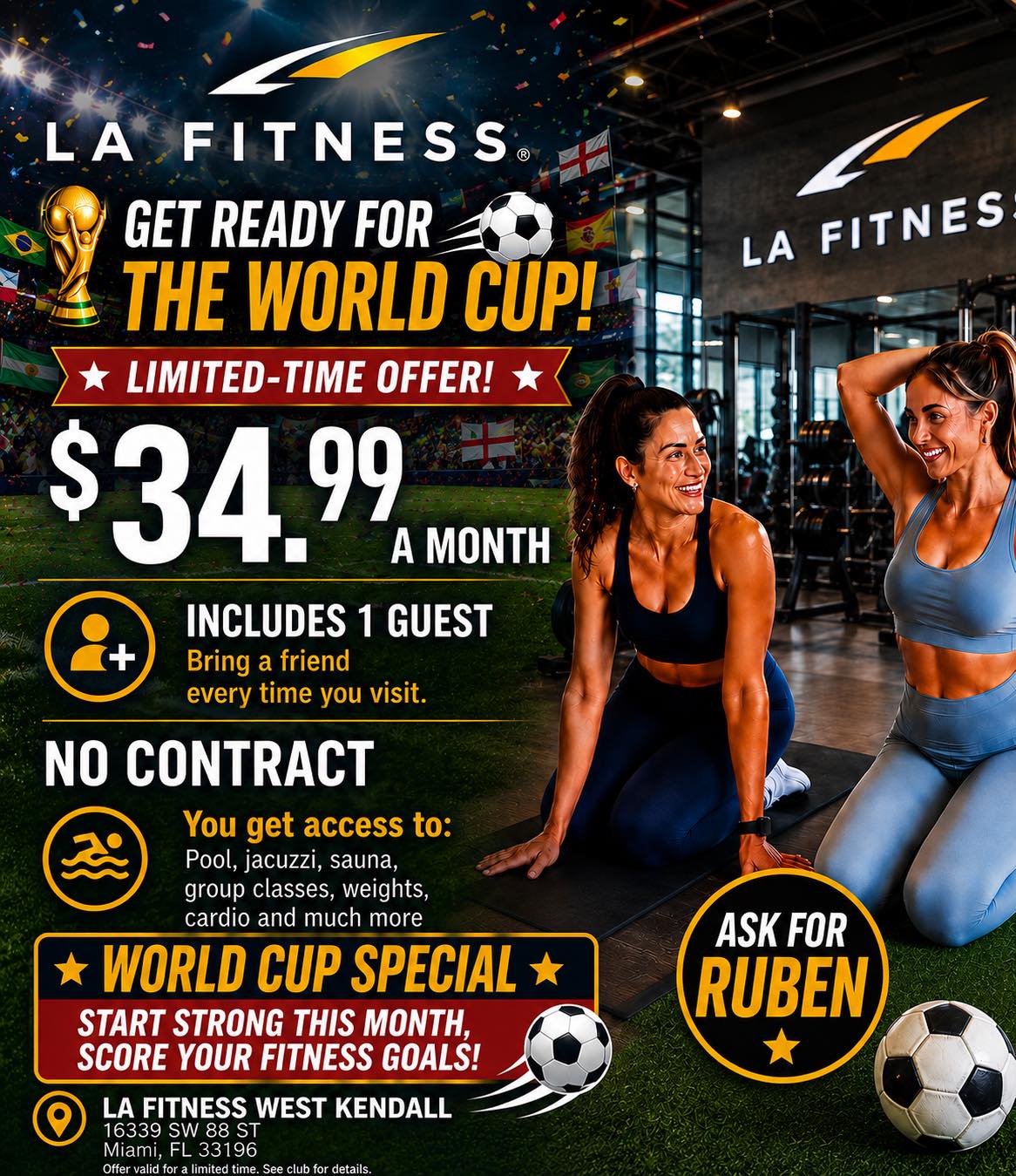 LAFitnessMiami Facebook ad