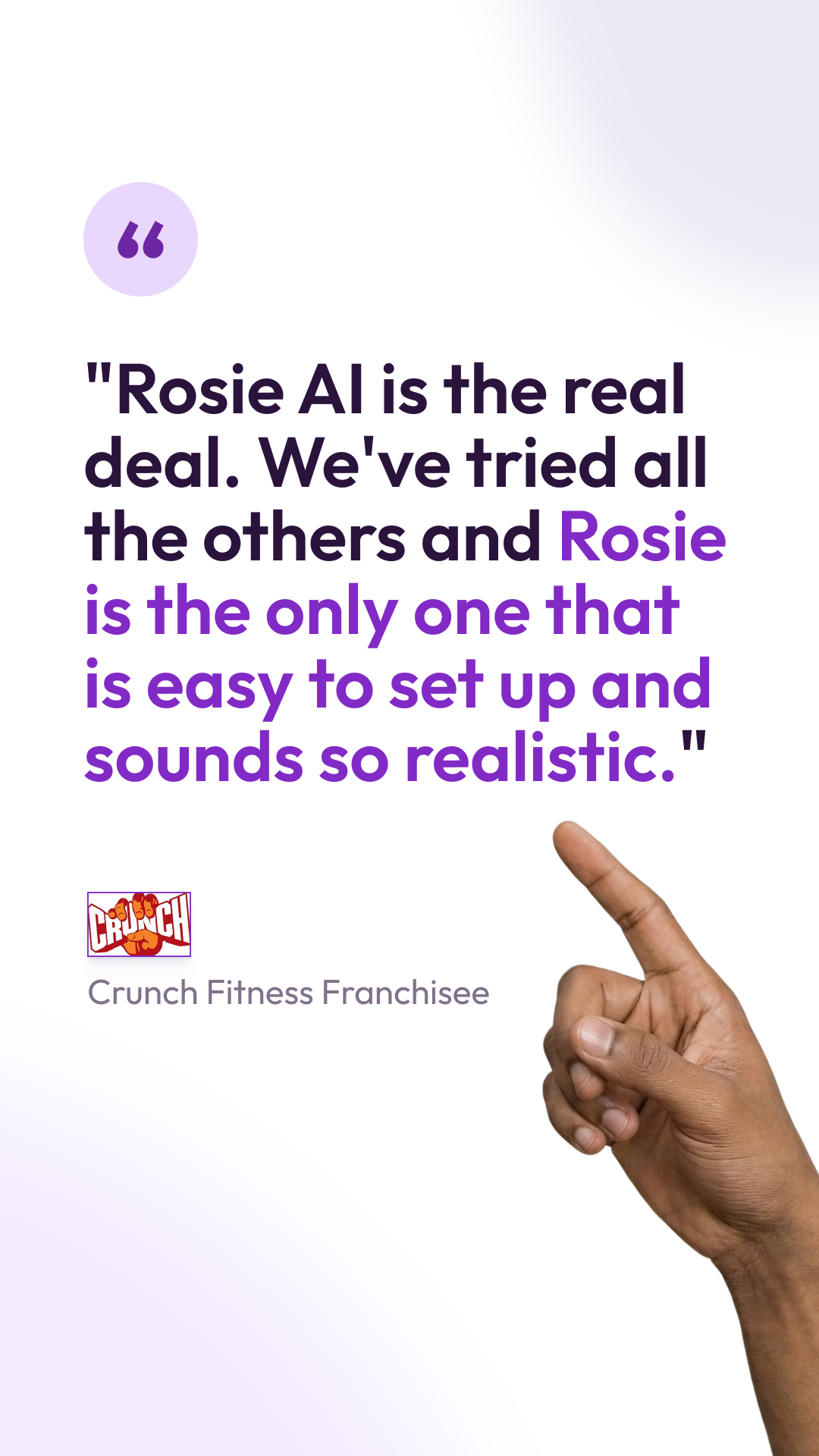 Rosie Facebook ad