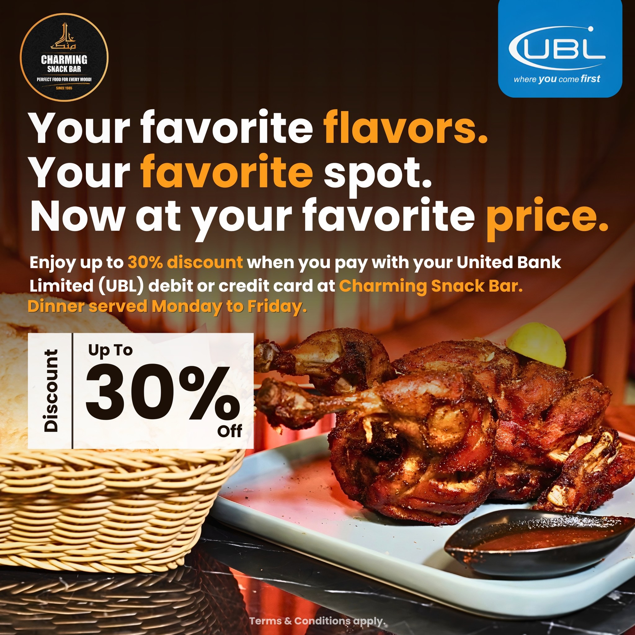 Charming Snack Bar Facebook ad: Order Delicious Balochi Sajji Online In Karachi | Charming…