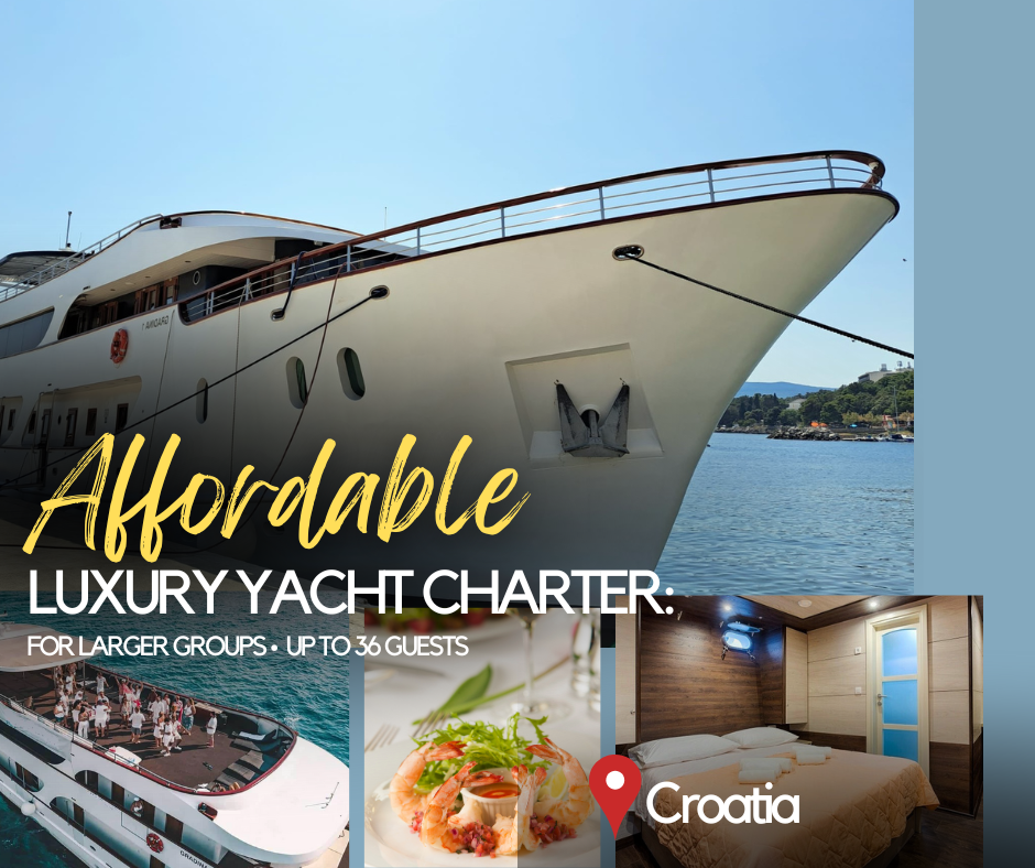 Luxury Yacht Charter Croatia Facebook ad