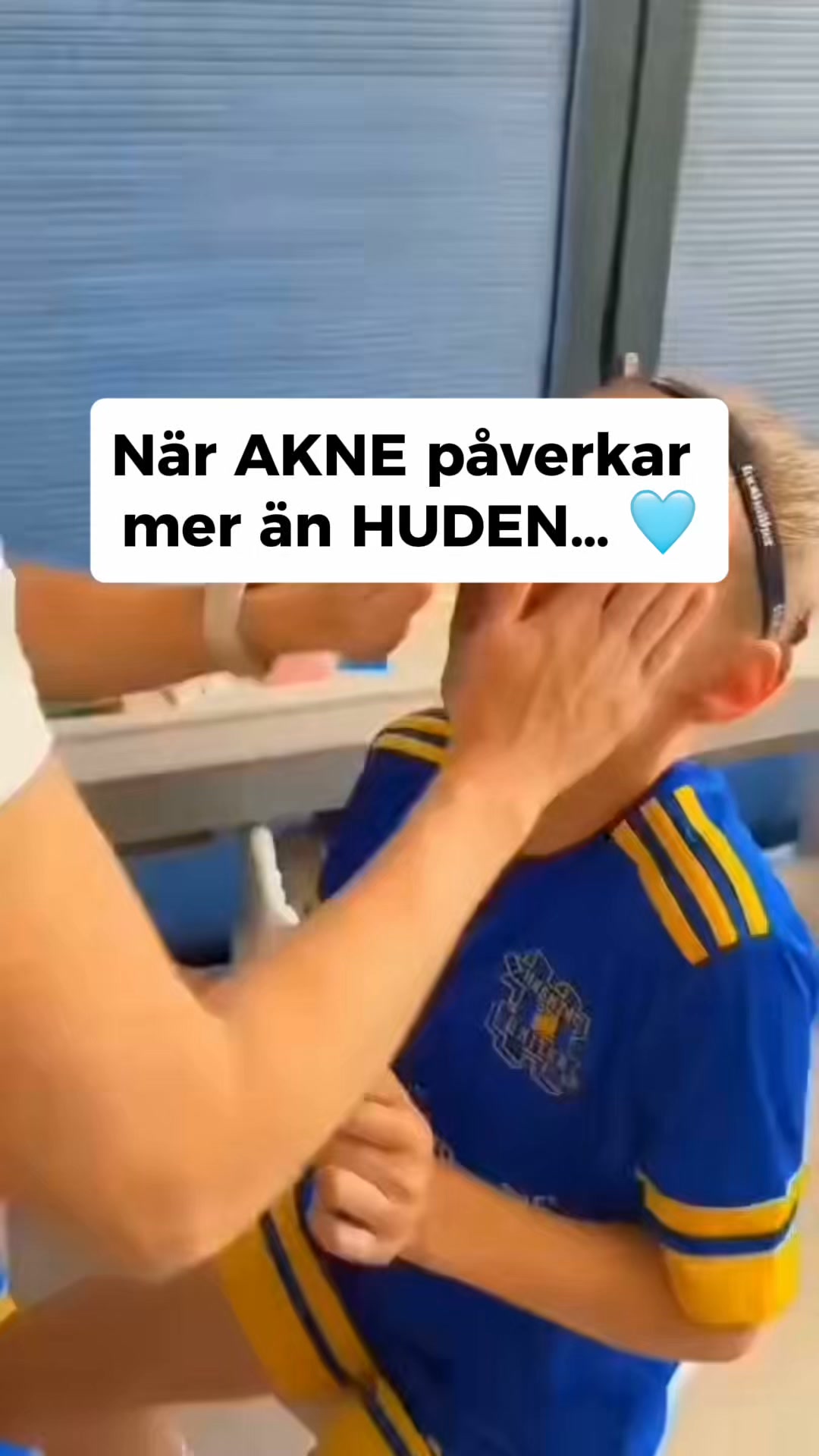LovieBaby Facebook ad: Naturlig hudvård för akne