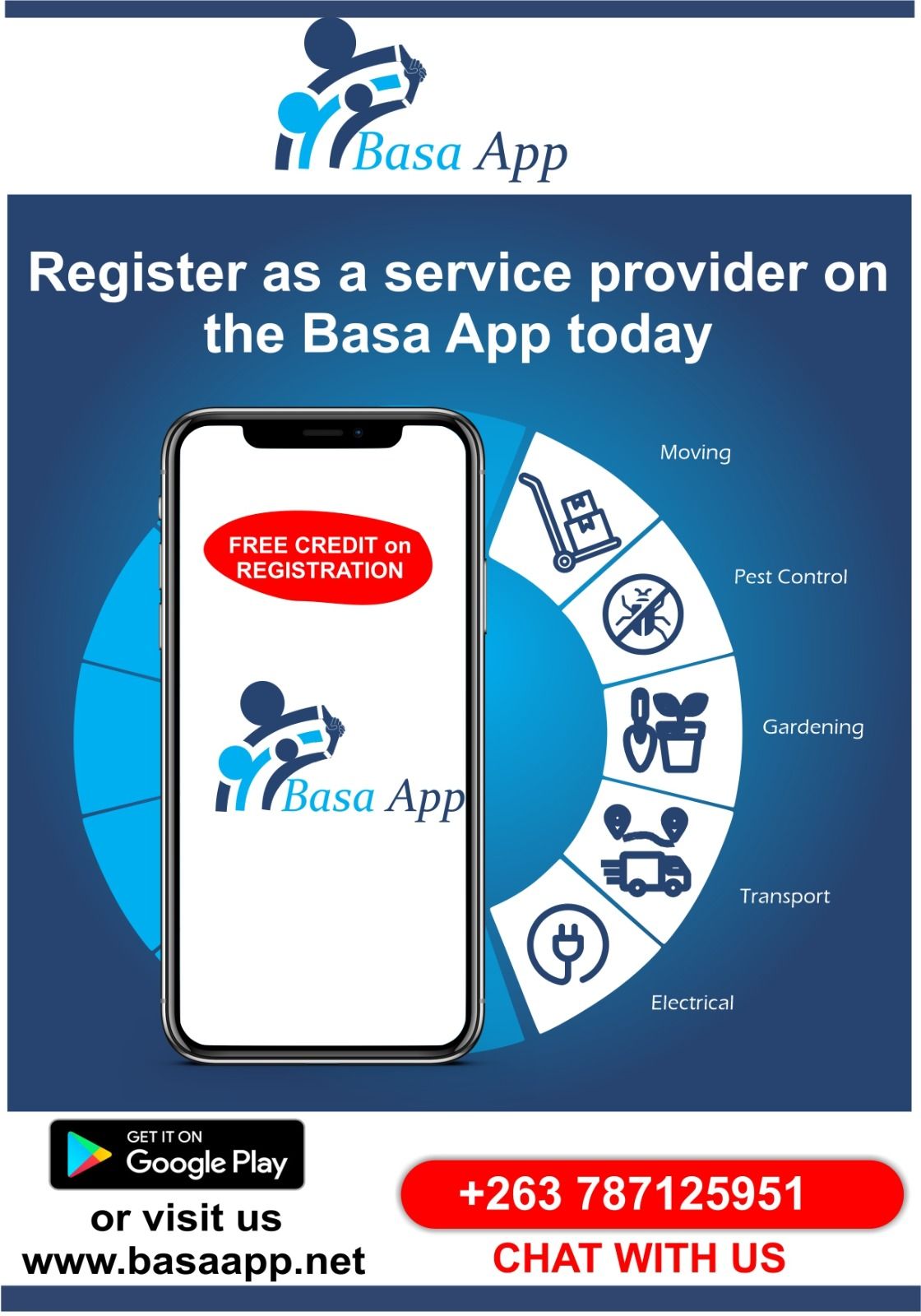 Basa App Facebook ad: Turn your skills into daily income with BasaApp