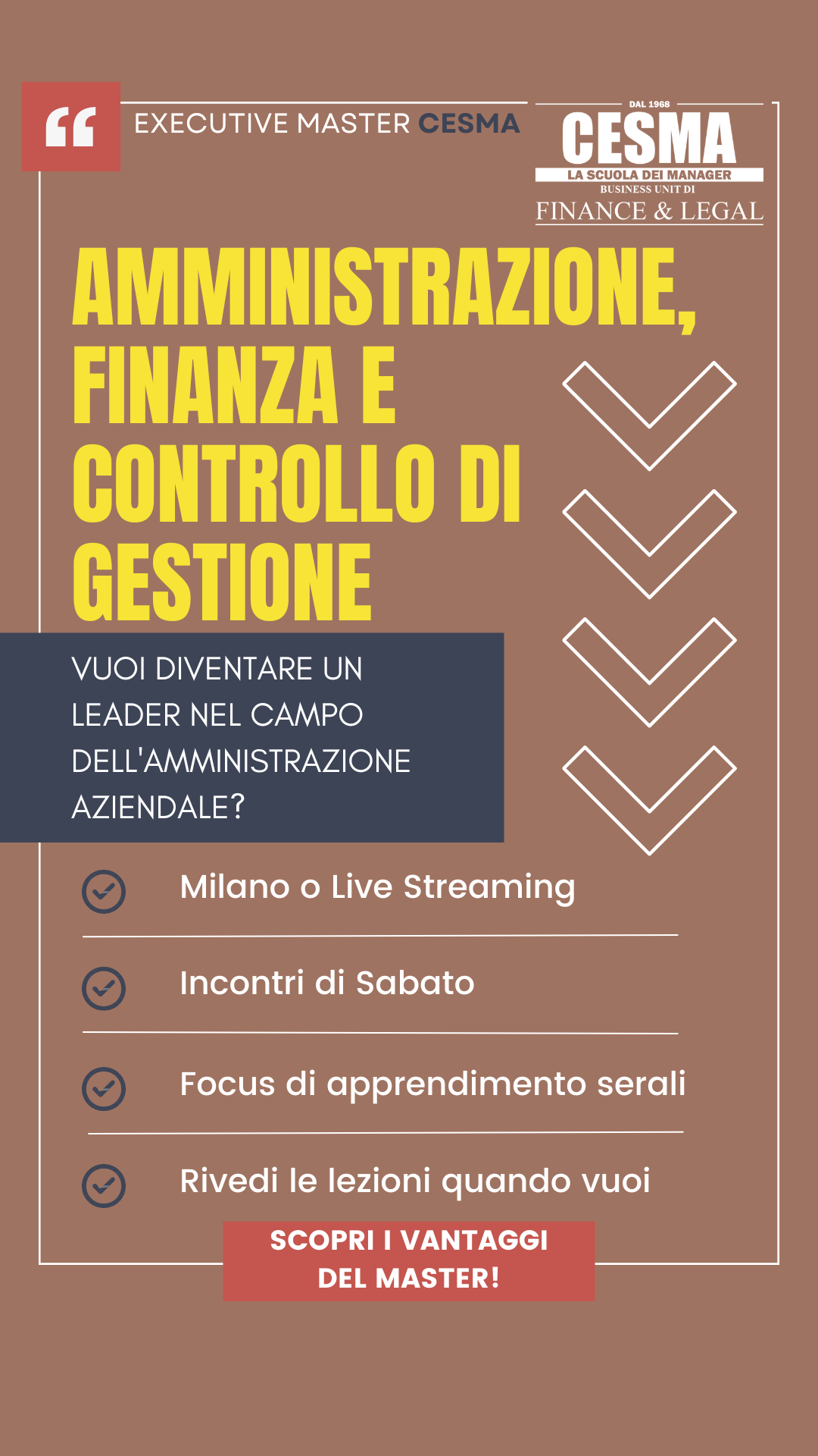 CESMA - La Scuola dei Manager Facebook ad