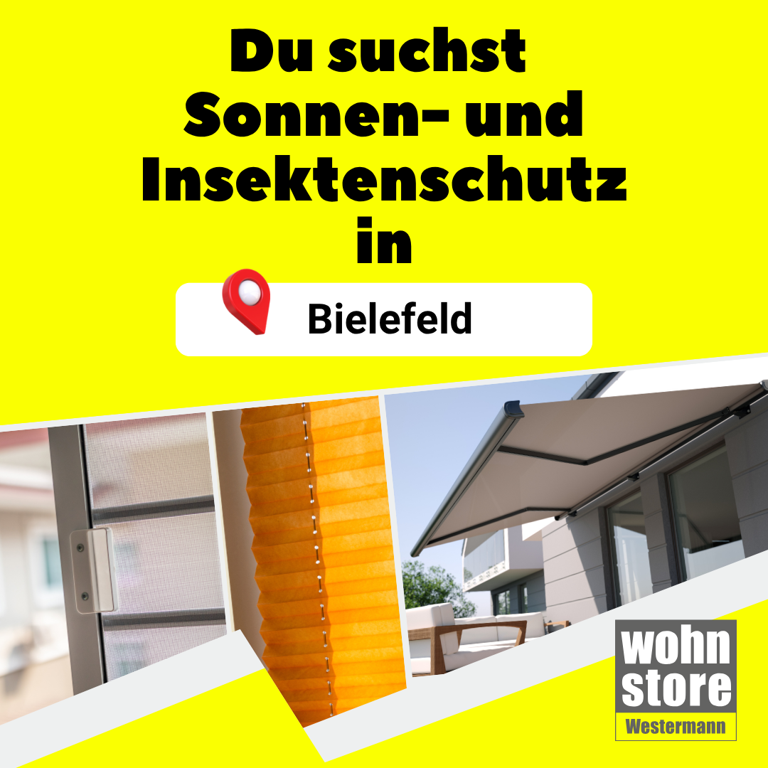 Wohnstore Westermann Facebook ad: Du willst dein Zuhause vor Sonne und Hitze…