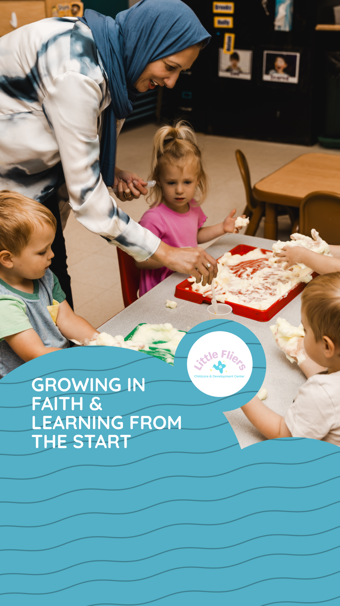 Little Fliers Childcare and Development Center Facebook ad from May 28, 2026