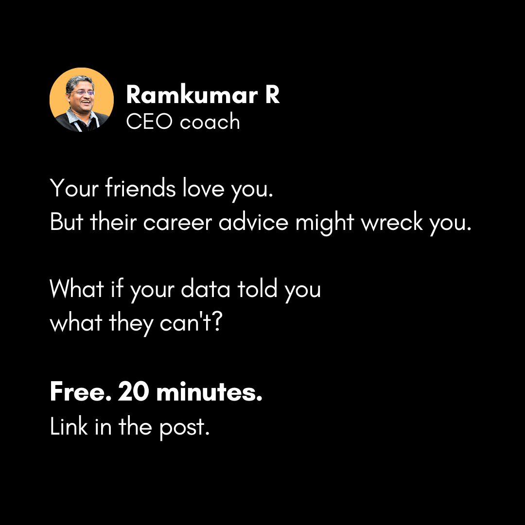 Way2top Facebook ad: Data over friendly advice