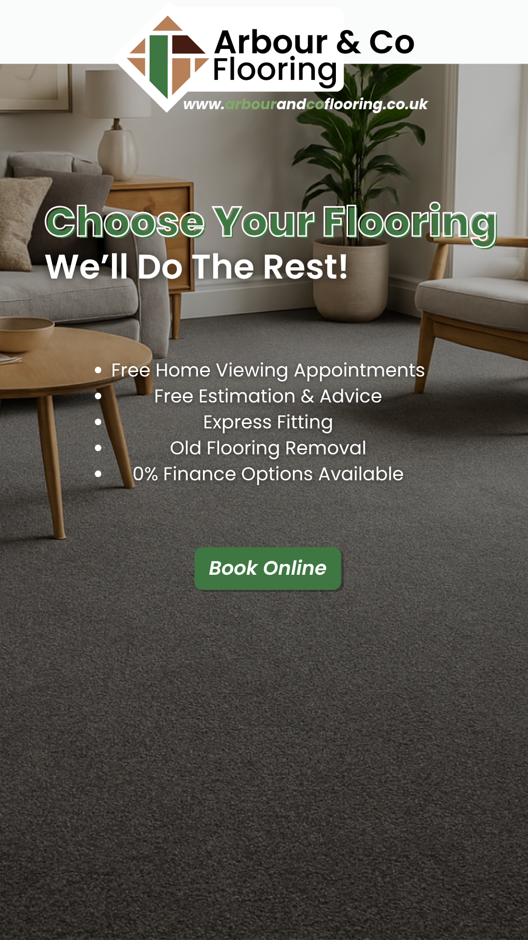 Arbour & Co Flooring Facebook ad