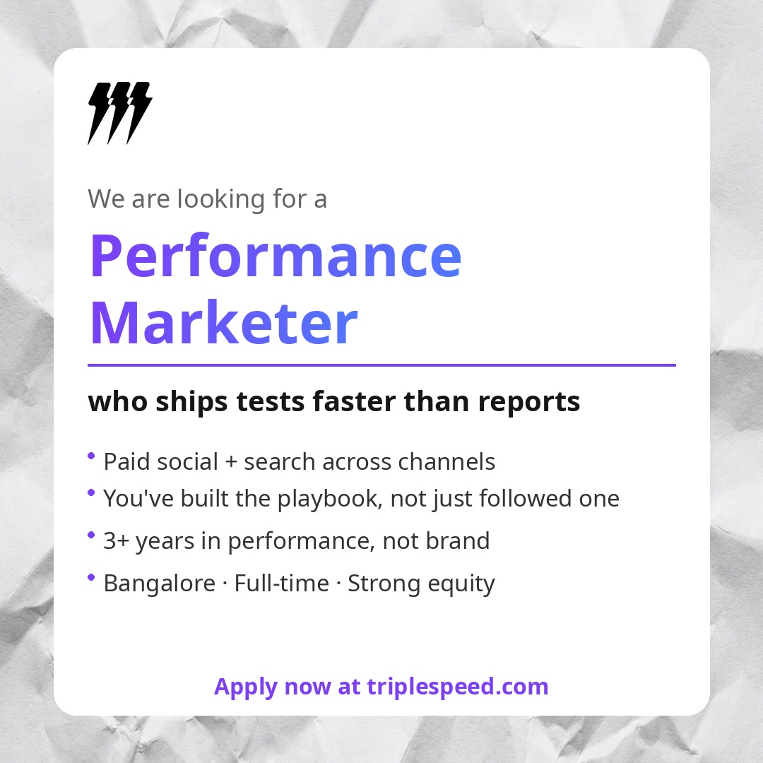 Triplespeed Facebook ad