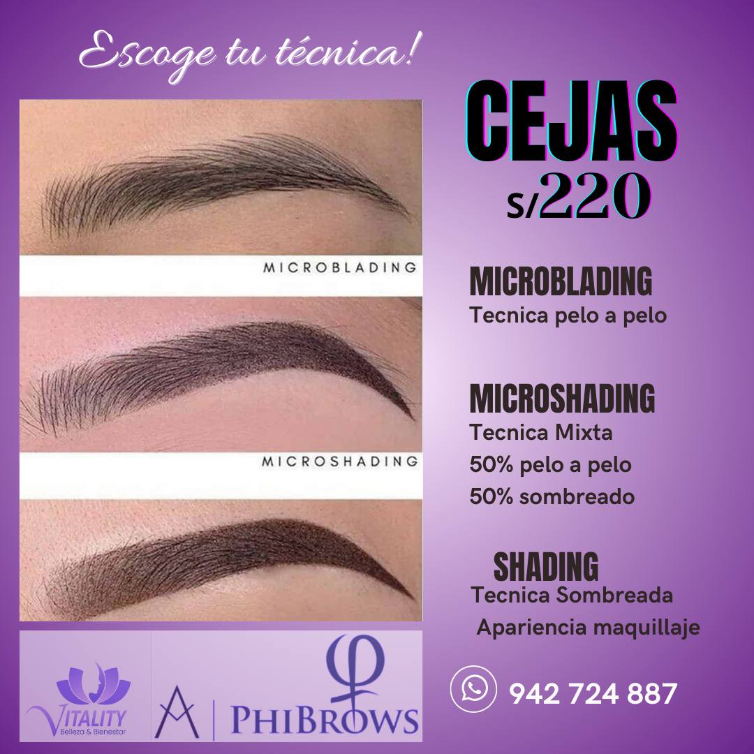 Vitality - Belleza & Bienestar Facebook ad: MICROPIGMENTACIONES EN AREQUIPA, TÉCNICAS Y PIGMENTOS…