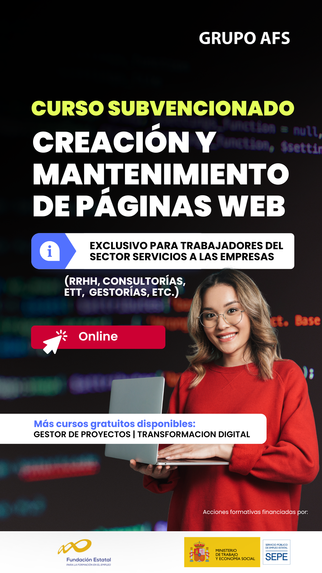 Grupo AFS Facebook ad from Jul 3, 2026