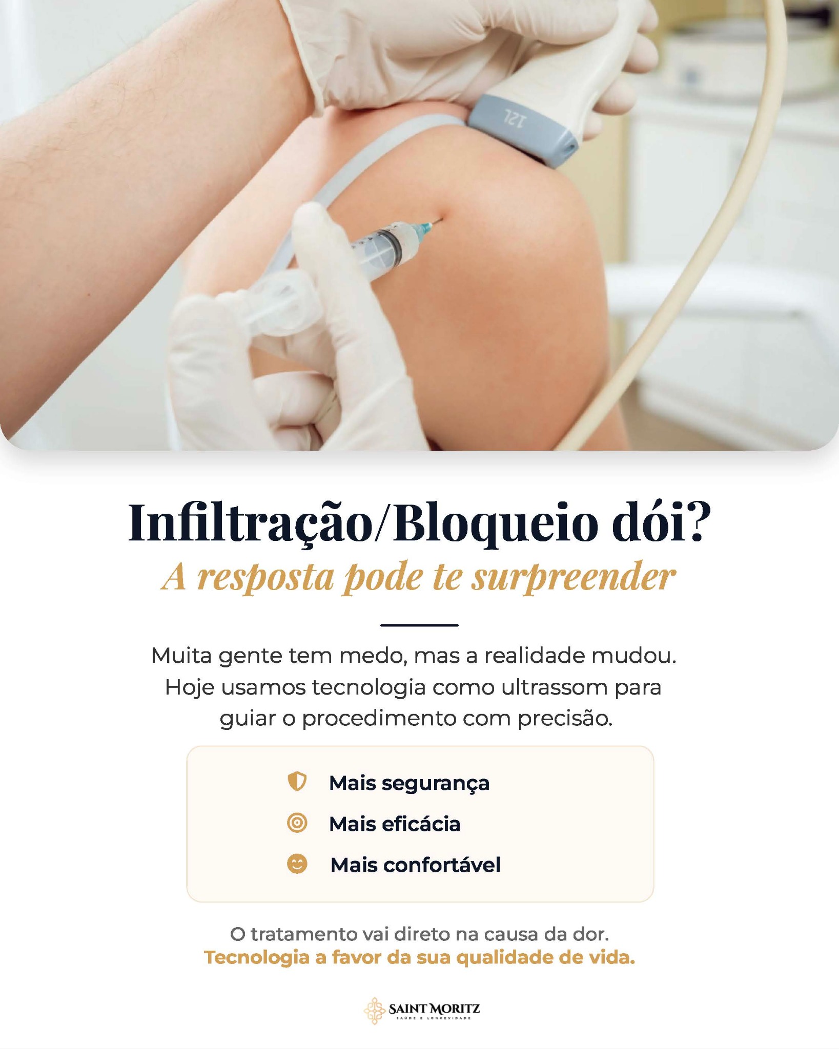 Clínica Saint Moritz Facebook ad: Muita gente tem medo, mas a realidade mudou.