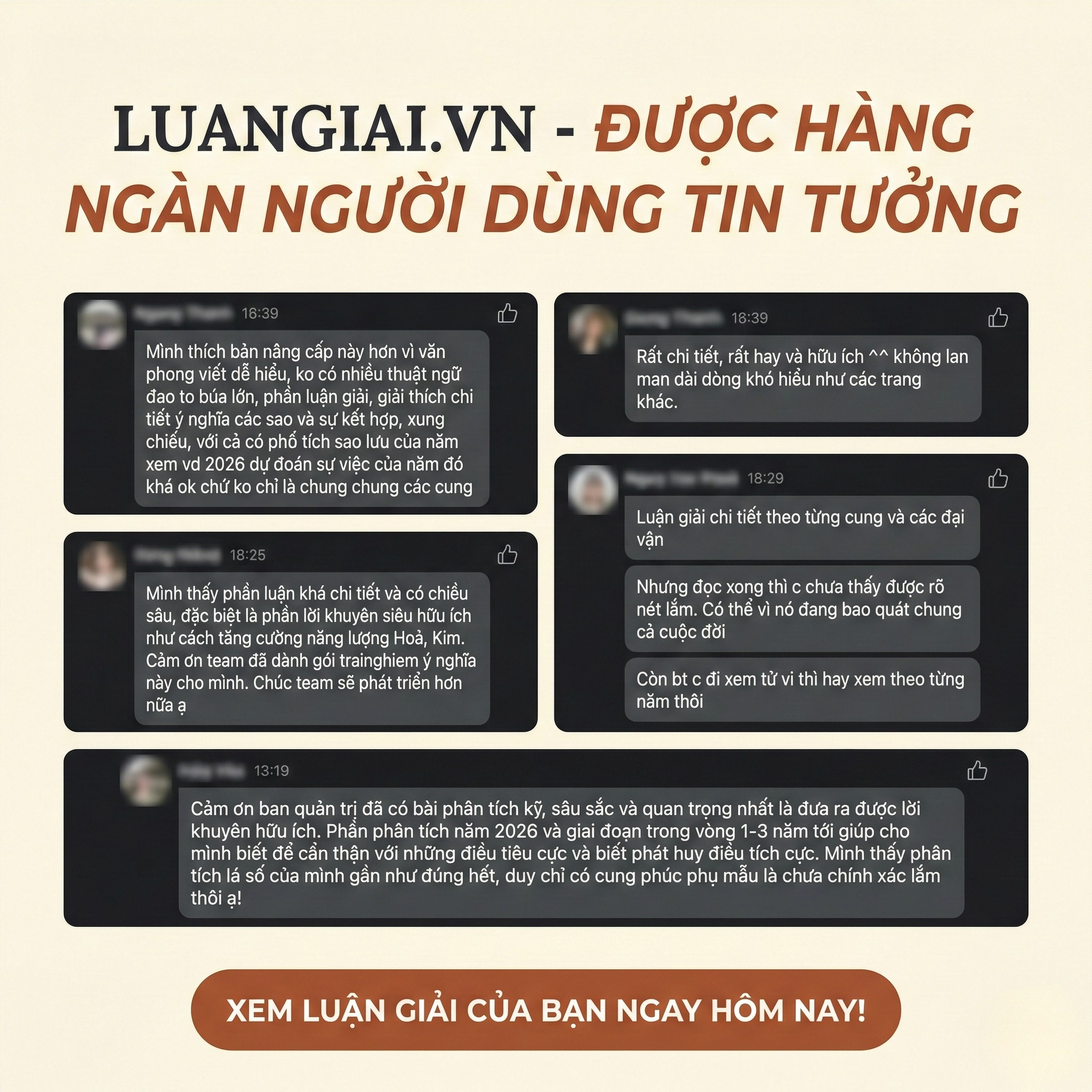 Luangiai.vn - Tra Cứu & Luận Giải Tử Vi Trọn Đời Facebook ad