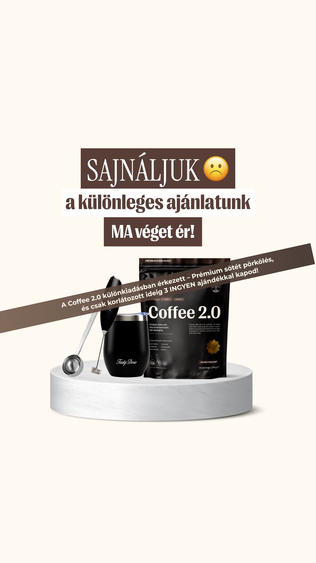 Coffee 2.0 Facebook ad: Kávérajongóknak készült