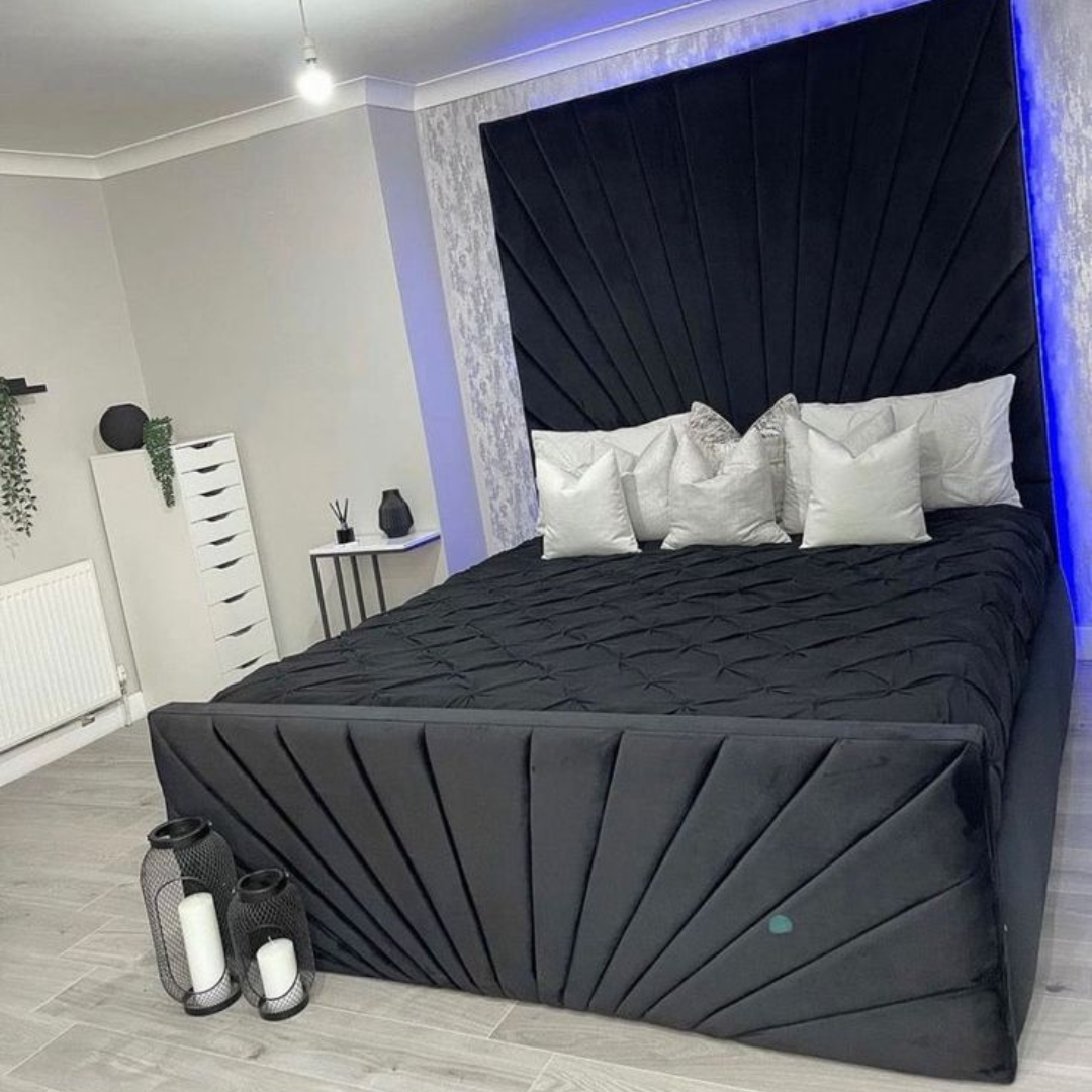 Beds Crown Facebook ad: HALF PRICE SALE 50% OFF