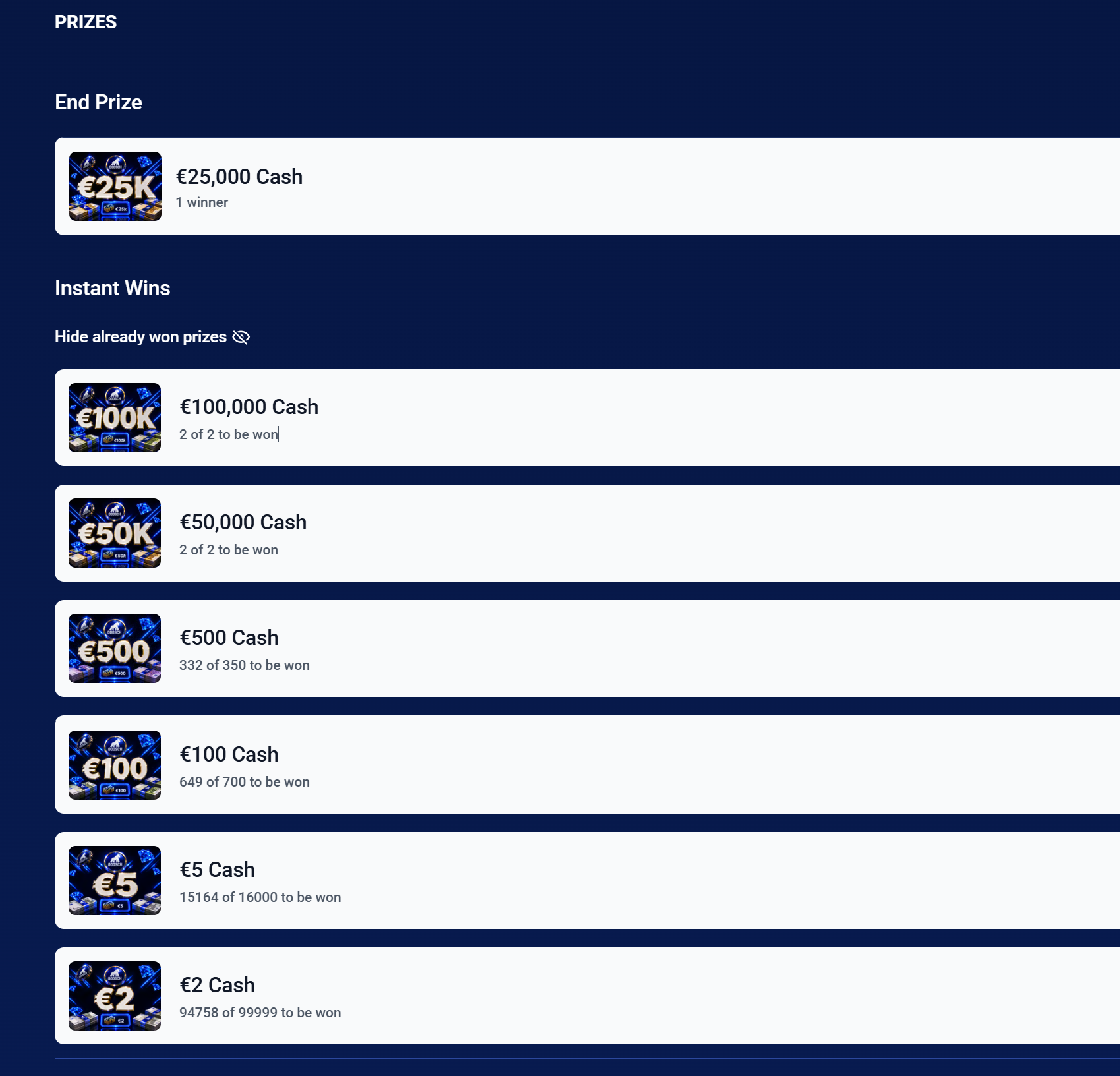 Ooosch Giveaways Facebook ad