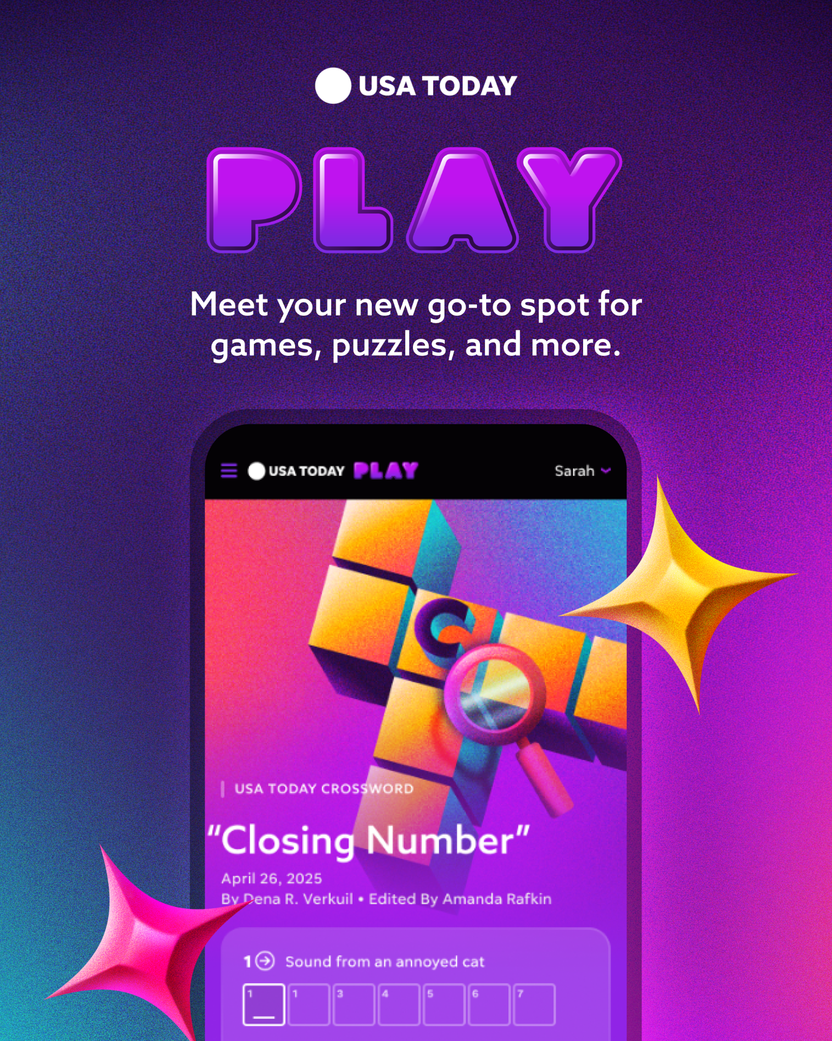 USA TODAY Facebook ad: Your new destination for fun from USA TODAY.