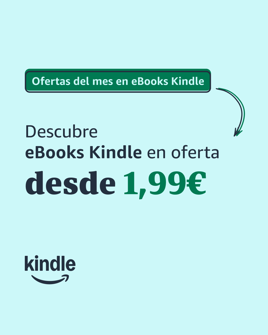 Amazon Kindle Facebook ad