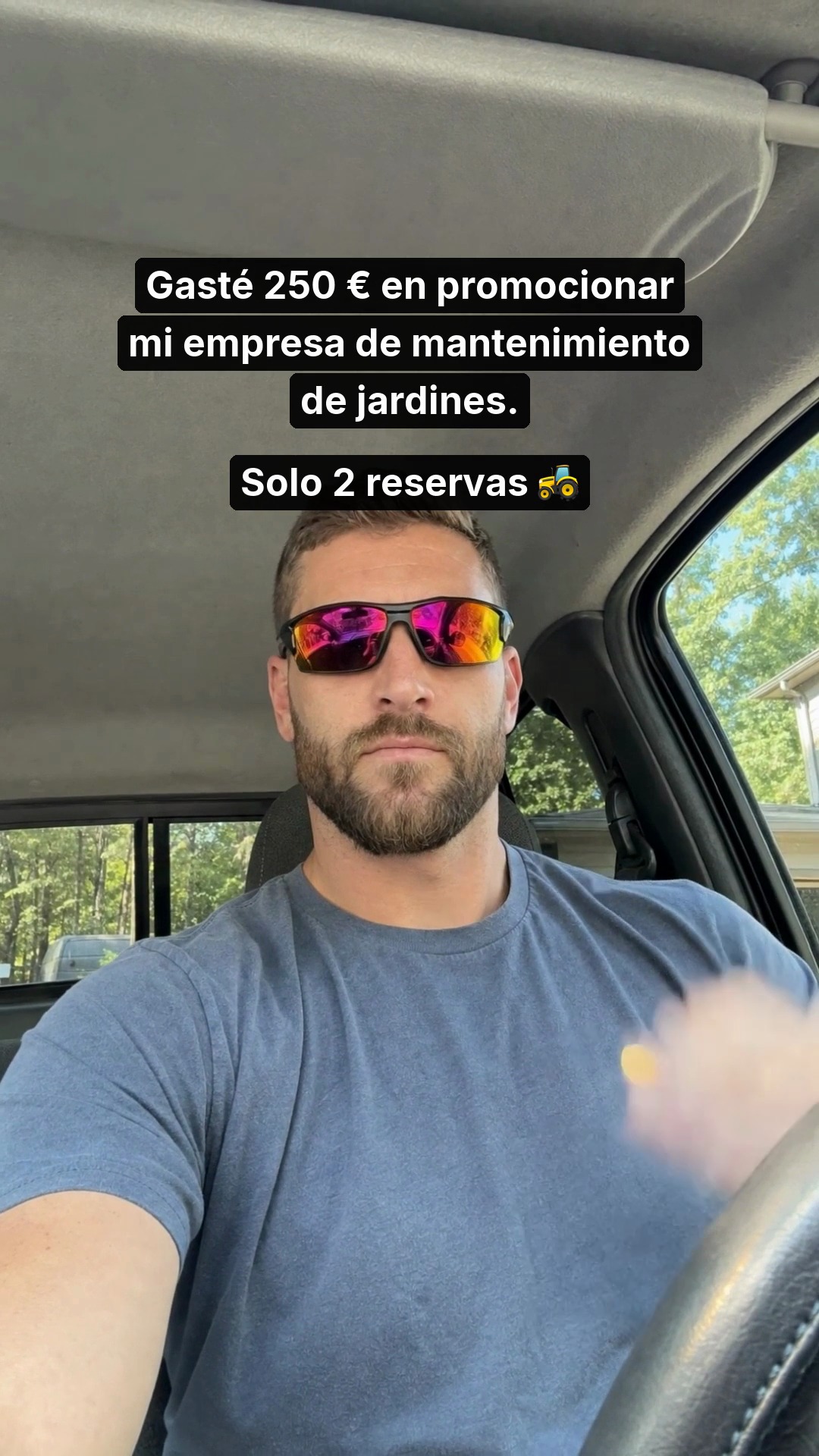 trycrush.ai Facebook ad: 250 € y 2 reservas. Luego, 23 en 4 días