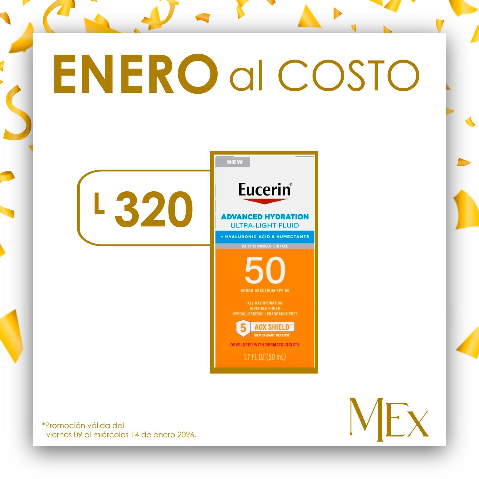 Maquillajes Express Facebook ad: Enero al costo adquiere cualquiera de estos productos…