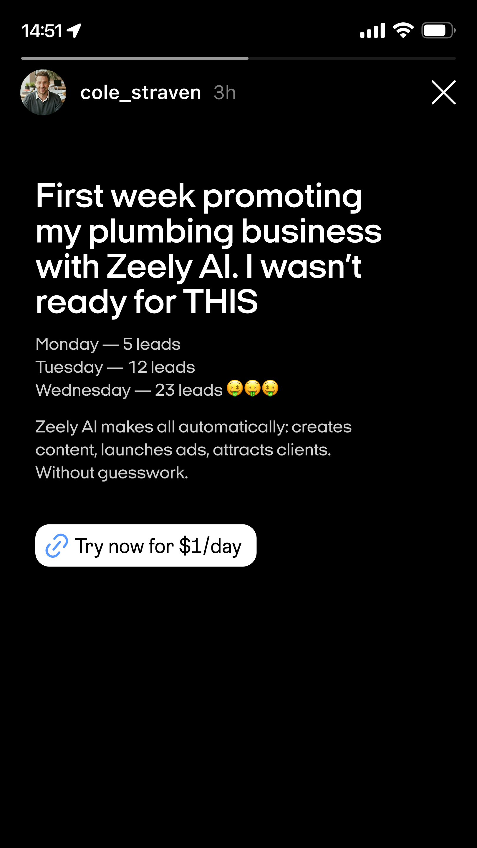 Zeely Facebook ad
