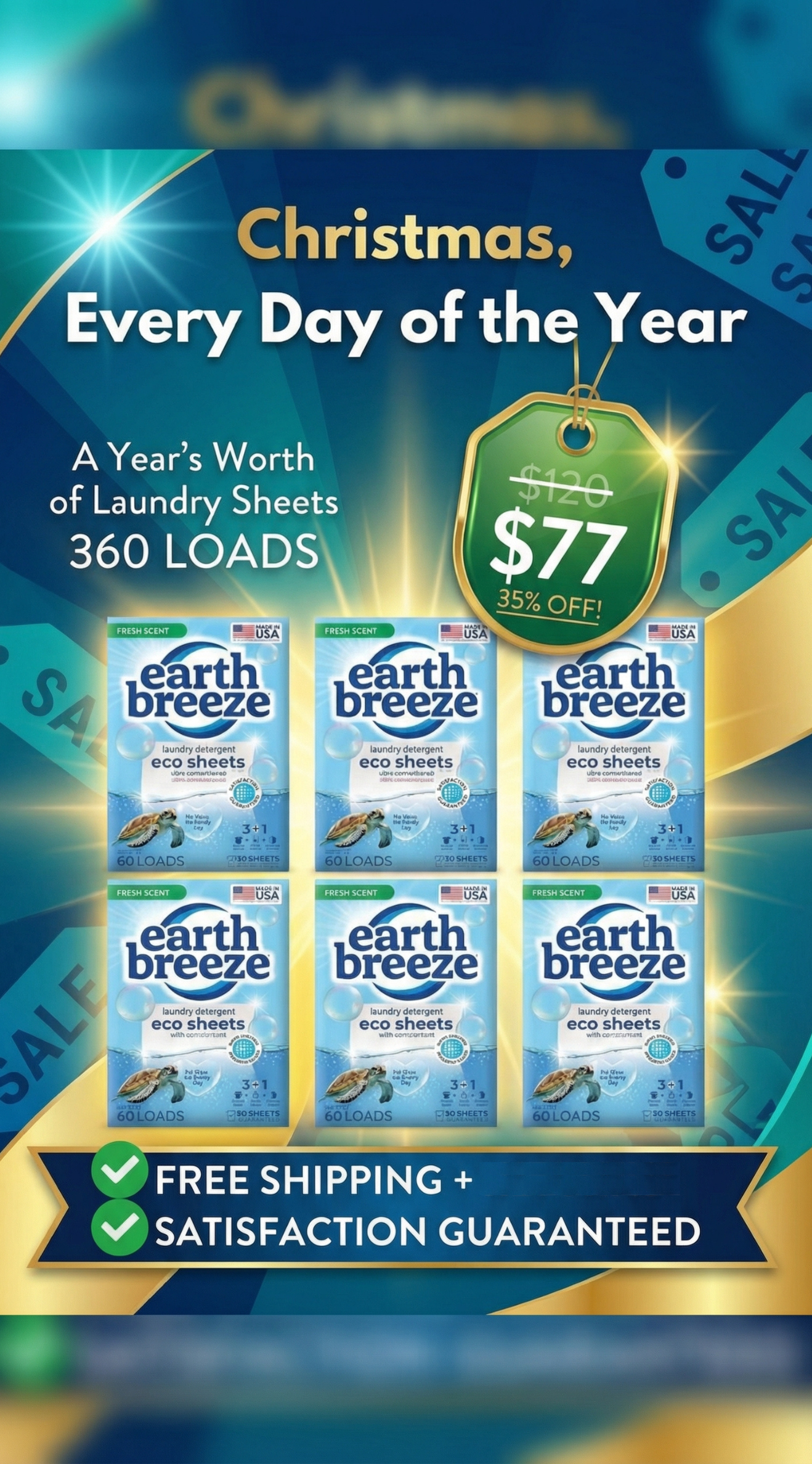 Earth Breeze Facebook ad