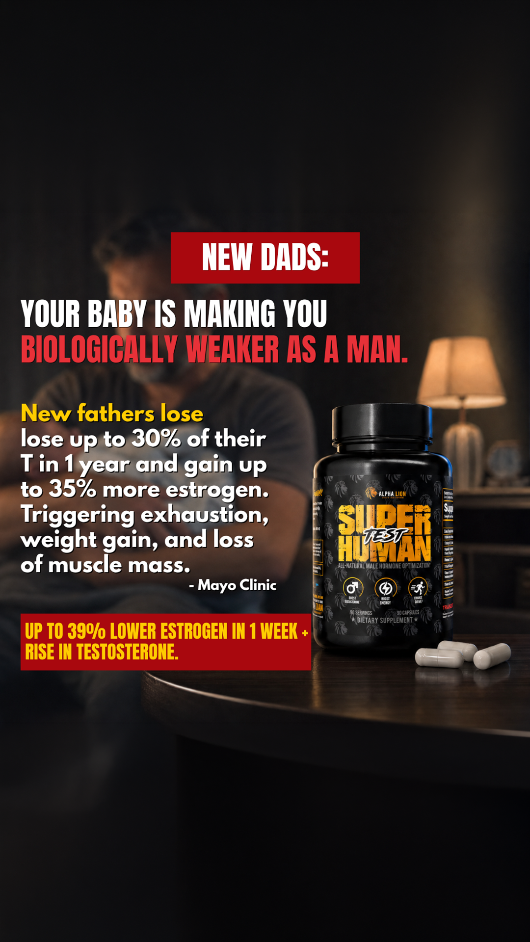 Alpha Lion Facebook ad