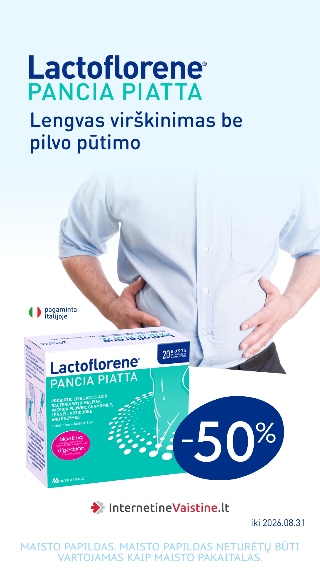 Lactoflorene Lietuva Facebook ad