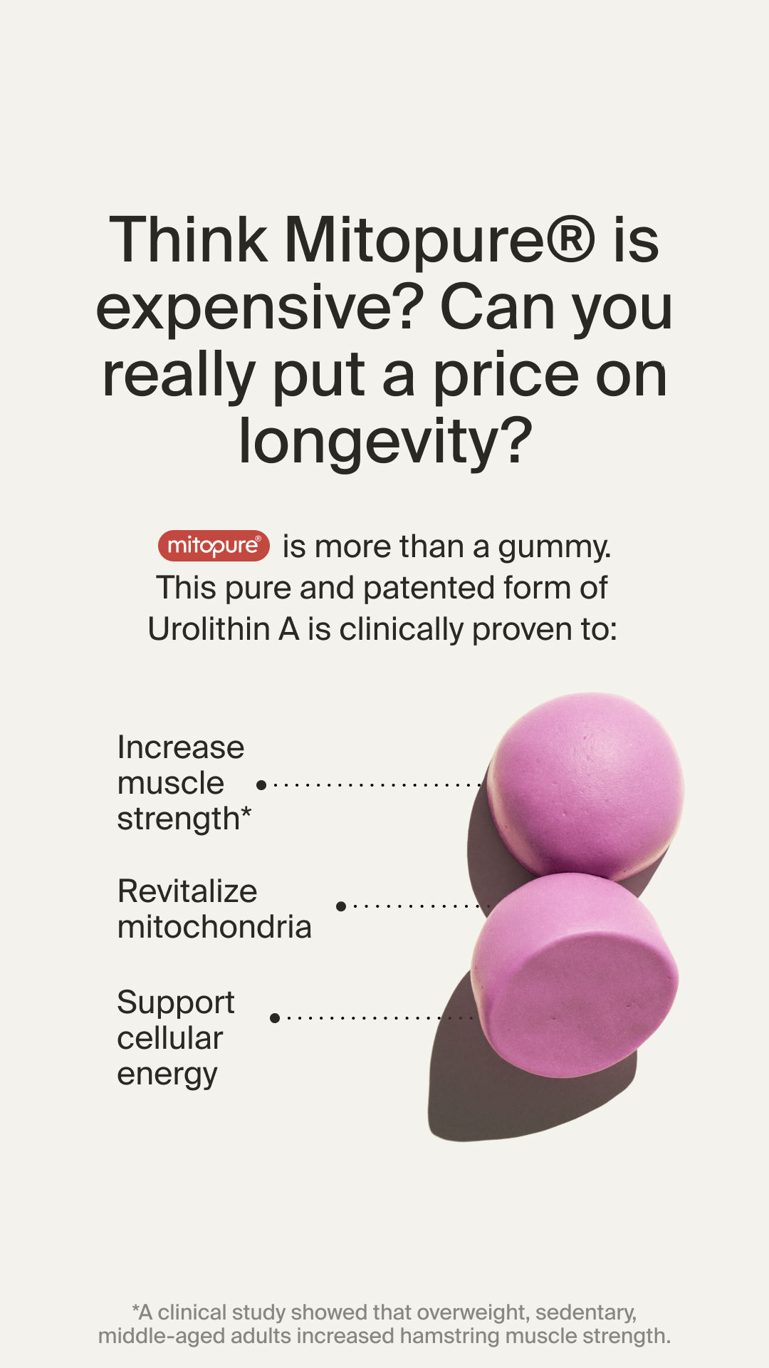 Timeline Longevity Facebook ad