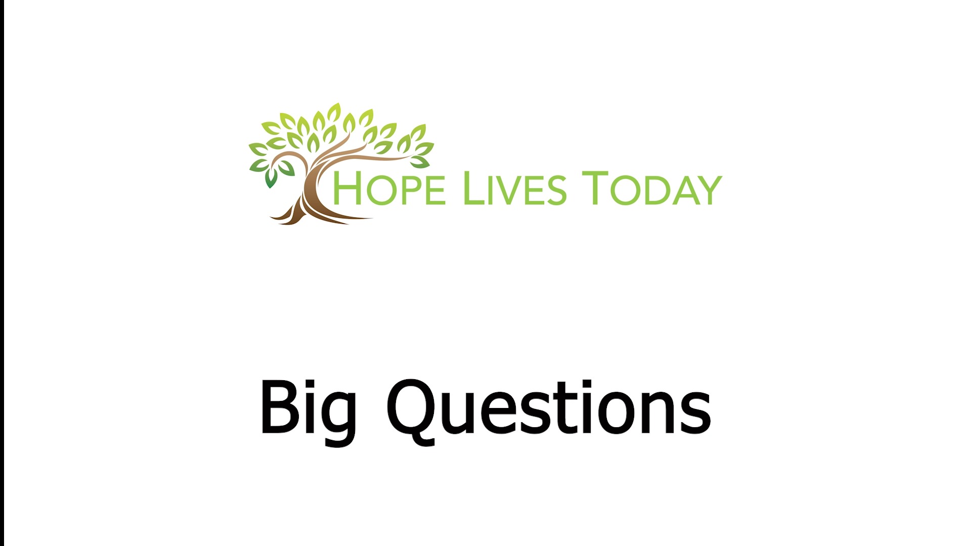 Hope Lives Today Facebook ad: Why am I here on earth?