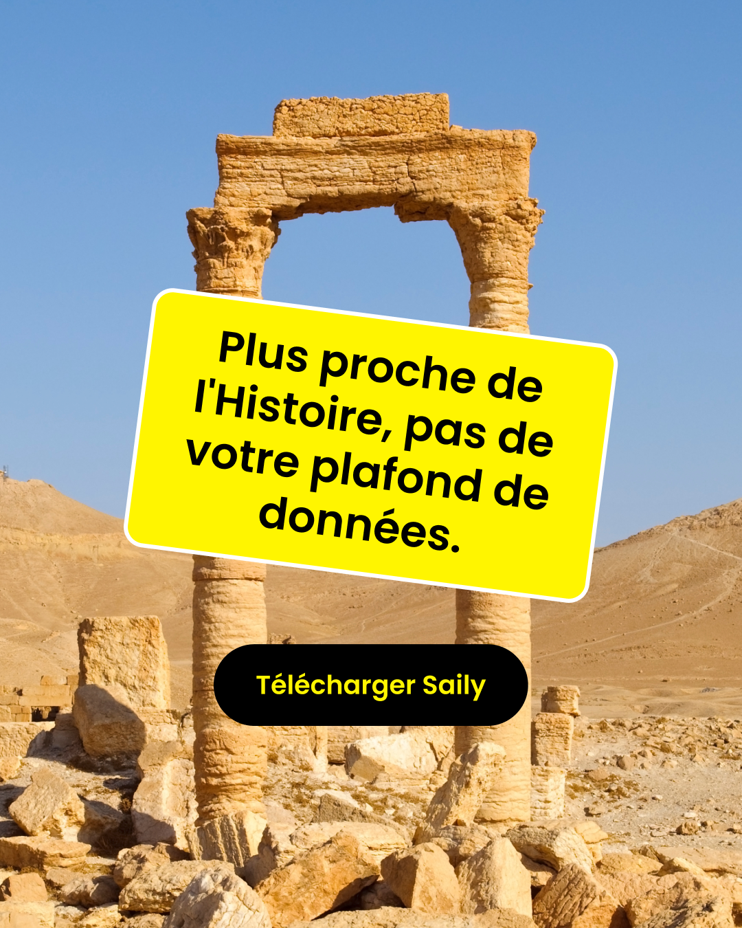 Saily Facebook ad