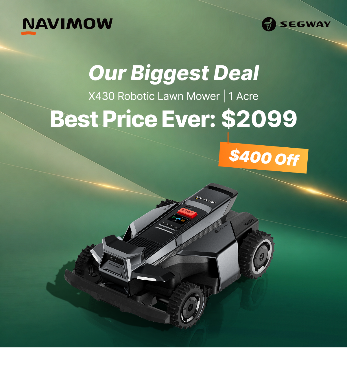 Segway Navimow Facebook ad from Jun 23, 2026
