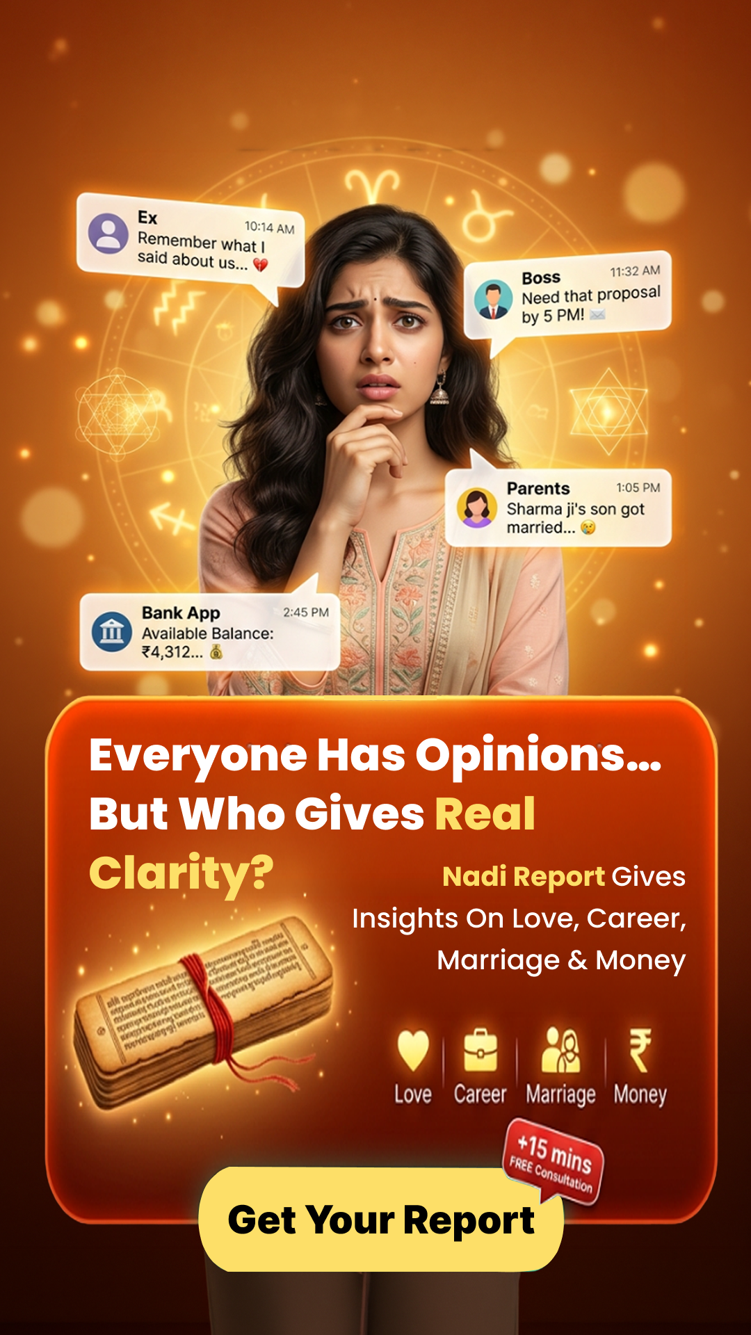 Nadi Astrology Insights Facebook ad