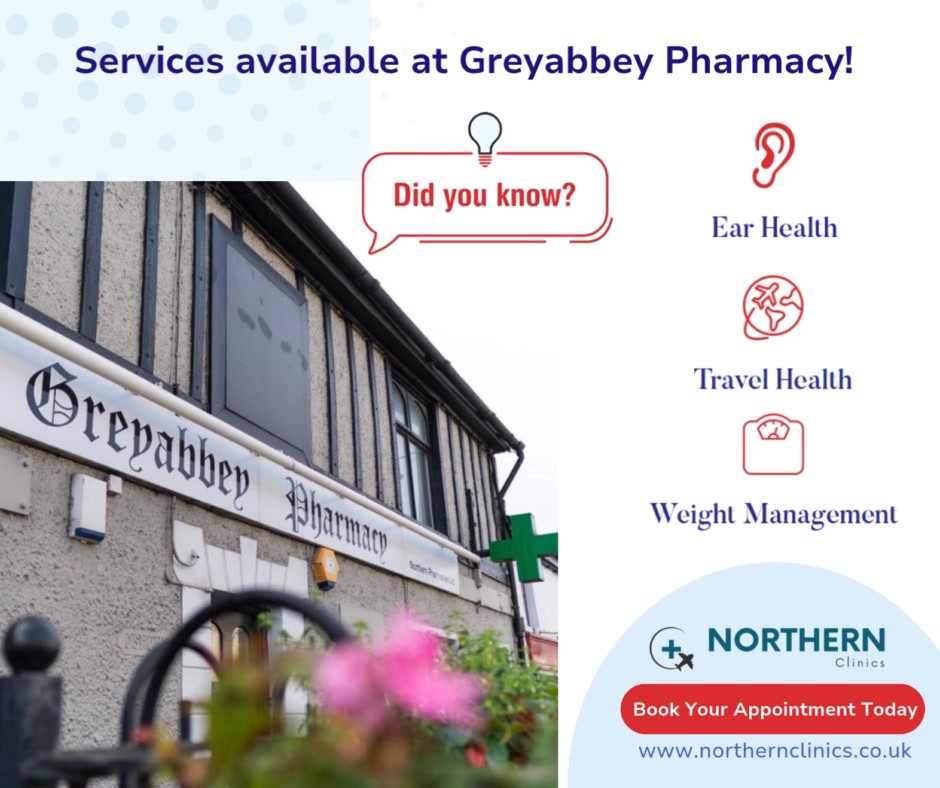 Northern Clinics Facebook ad: NorthernClinicsGreyabbey