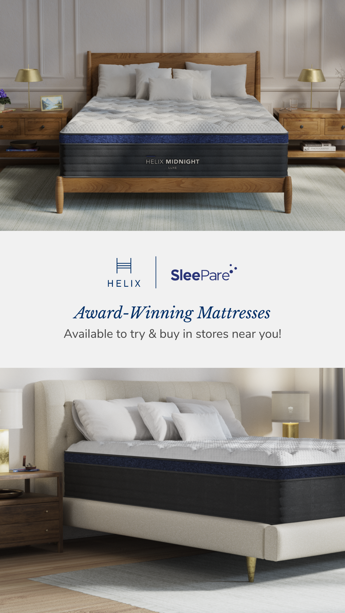 Helix Sleep Facebook ad