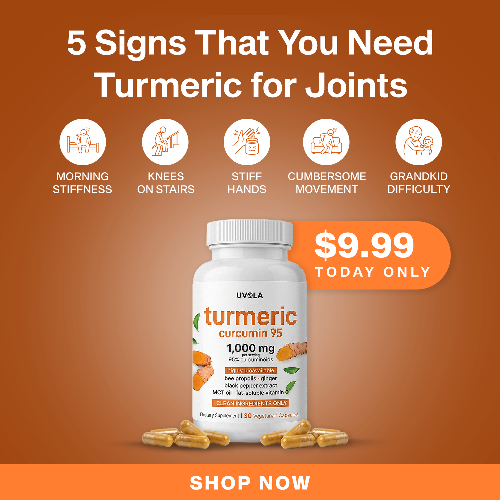 Uvola Supplements Facebook ad: PRICE GOES BACK UP IN 2.5 HOURS