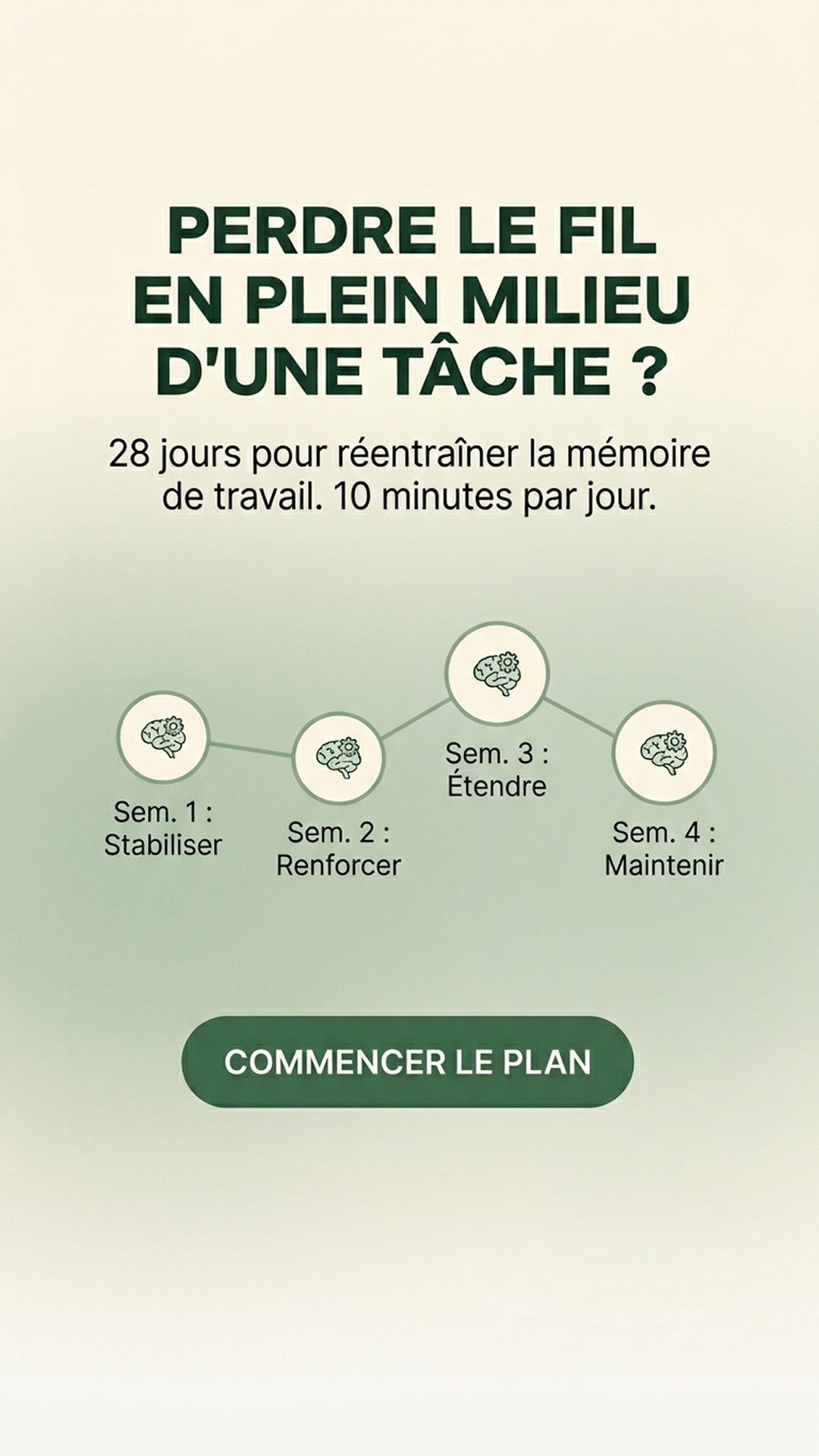 Impulse: Brain Training & Self-Discovery Facebook ad