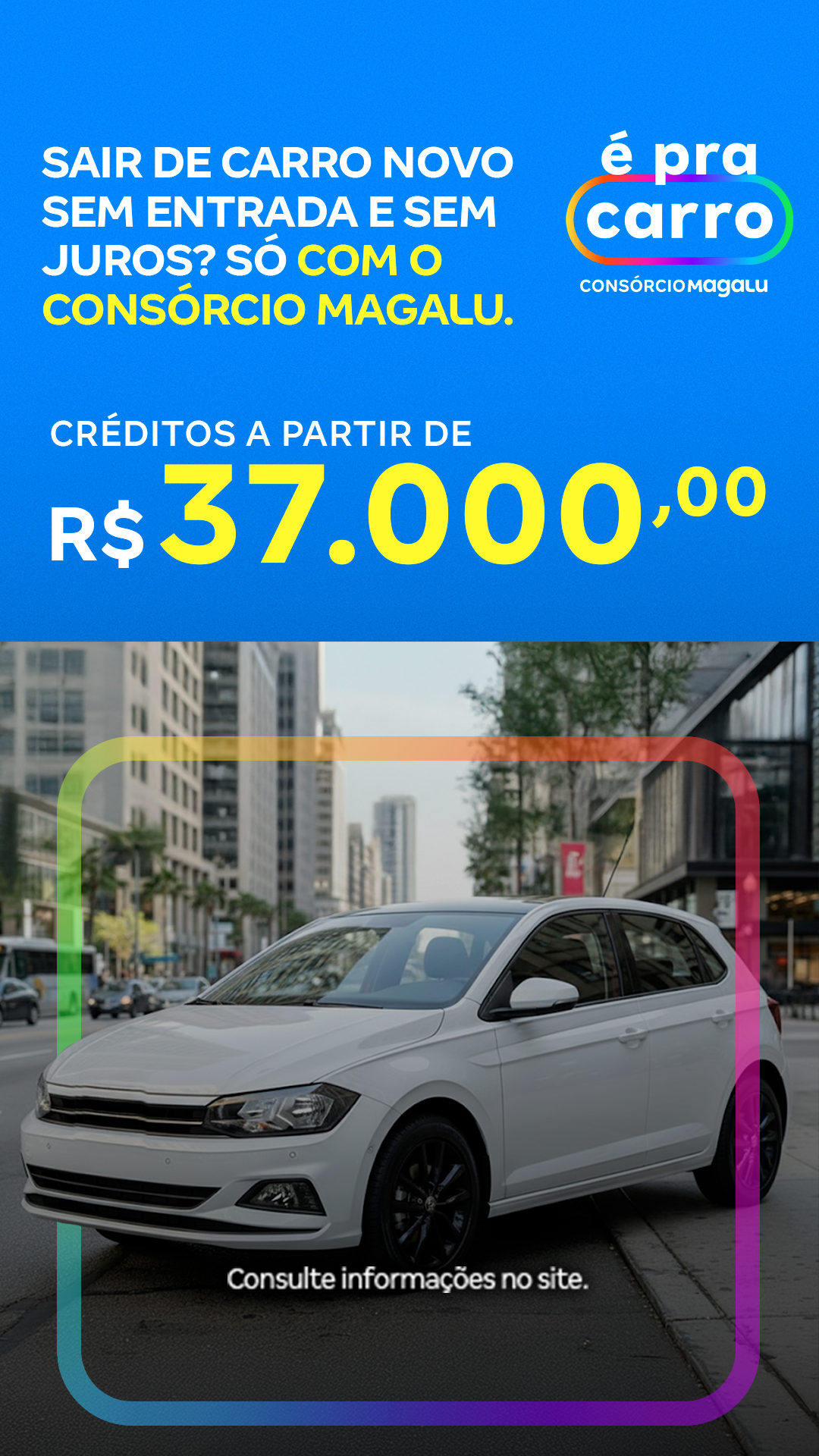 Consórcio Magalu Facebook ad from Jan 2, 2026