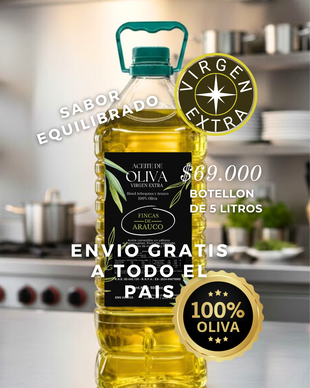 Oliva de Origen Facebook ad: Chatea con nosotros