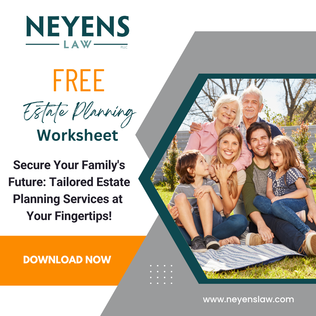 Neyens Law PLLC Facebook ad: Secure Your Family's Future!