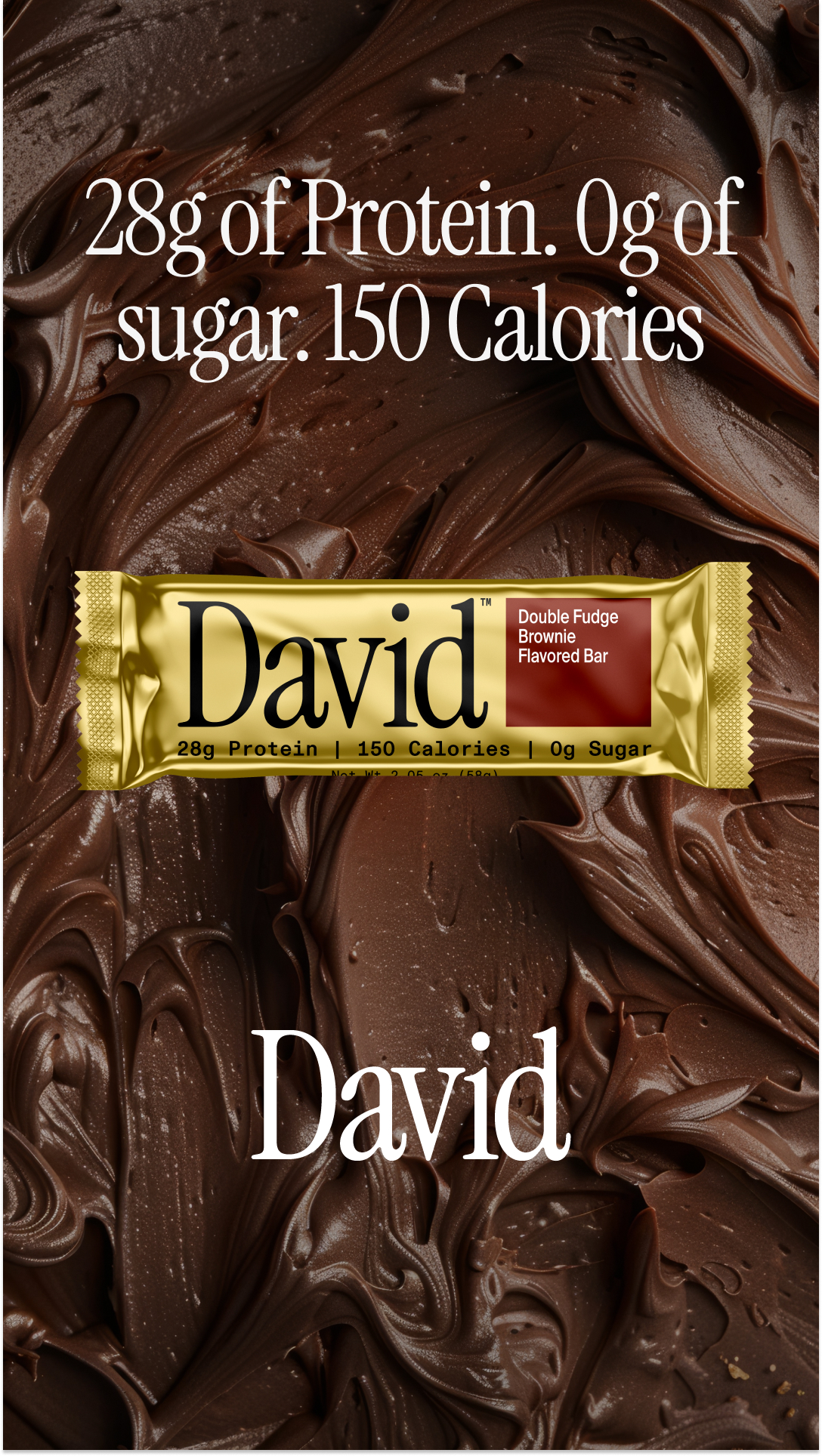 David Protein Facebook ad