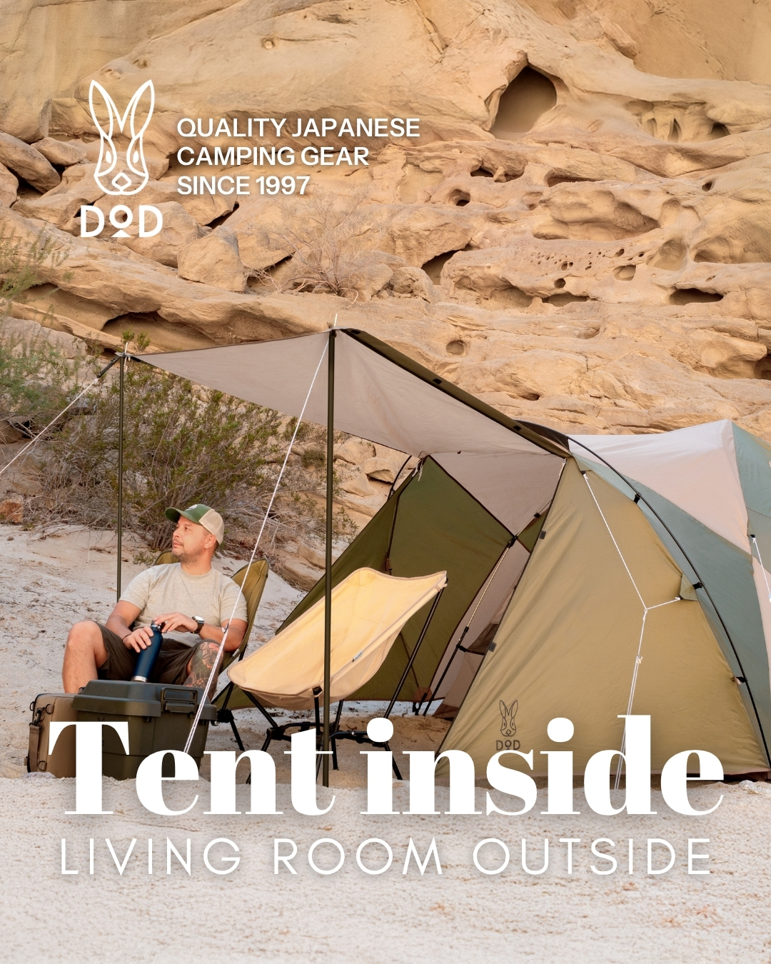 DOD Outdoors USA Facebook ad: Gear Up with Quality Japanese Camping Gear Since 1997…