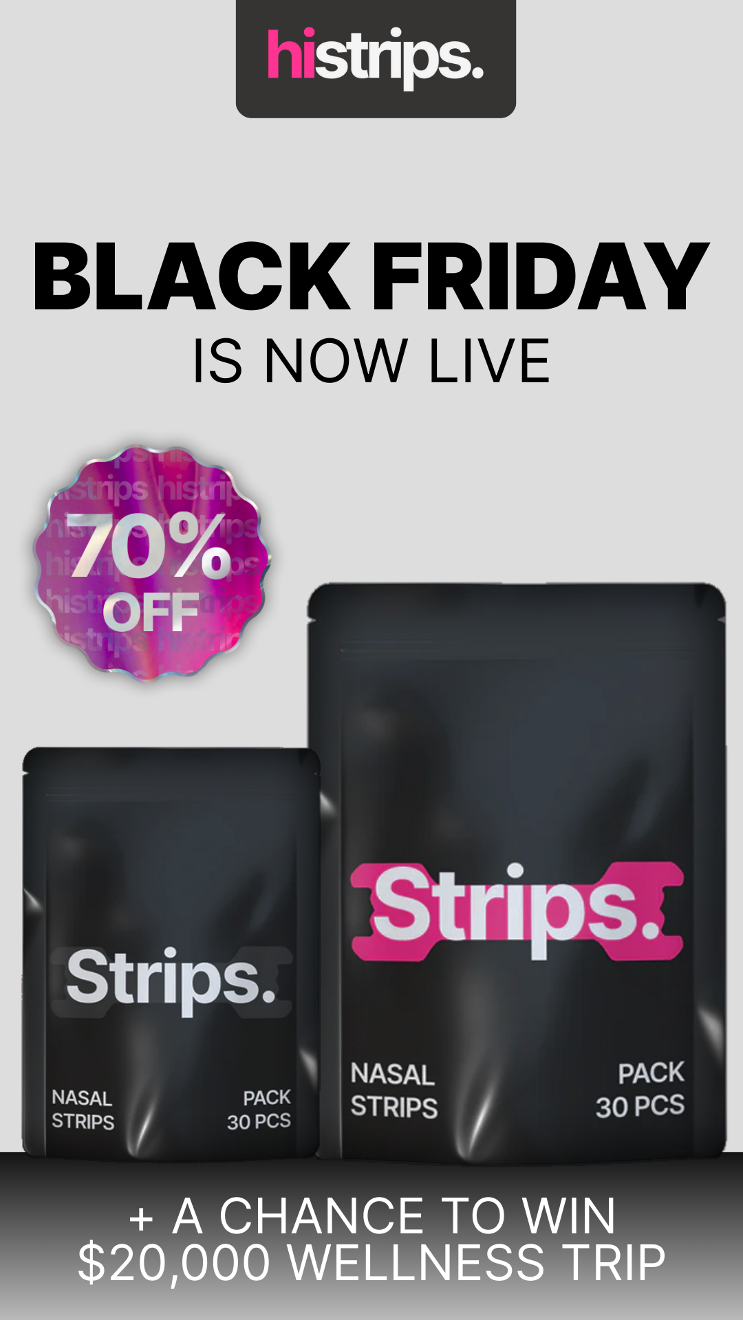 HISTRIPS Facebook ad